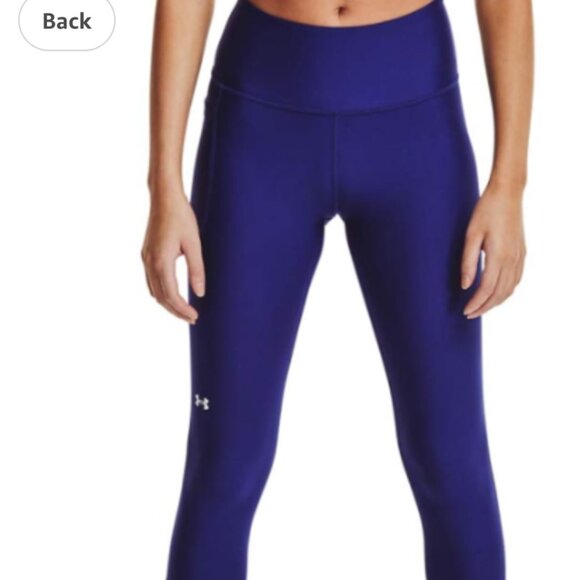 Under Armour Hight waisted Blue Cropped Compression Leggings L - Picture 5 of 5